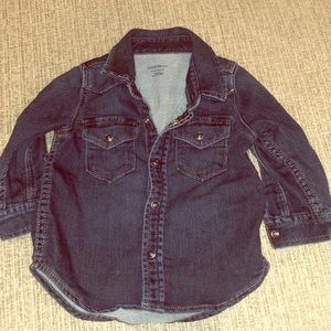 Baby GAP denim shirt Sz: 12-18mos